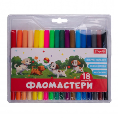 Фломастери "1В" 18 кол. /650552/ "Classic" (1/12)