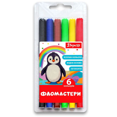 Фломастери "1В" 6 кол. /650542/ "Classic" (1/24)