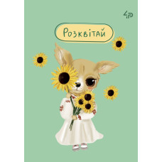 Блокнот A6/40арк "4PROFI" /905904/ # "The life of dogs" four, мат.лам, виб. УФ-лак