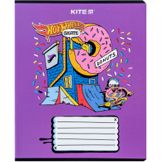 Зошит уч. "Kite" 18арк.== /HW24-237/ "Hot Wheels Skate" гібр. лак + УФ лак (20/400)