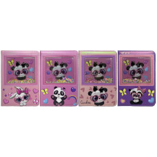Блокнот А5/80арк /8554-3/ "Сипучі блискітки-Панда" # мікс (1/24)