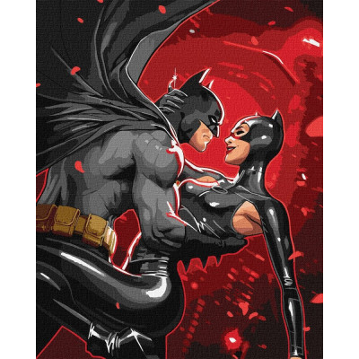 Картина за номерами "Ідейка" /KHO5249/ WB "Batman: Нічне полум'я" 40*50см
