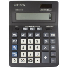 Калькулятор "Brilliant" /CDB1601-BK/ настол., 16-розр, 2пам, 205*155*35мм
