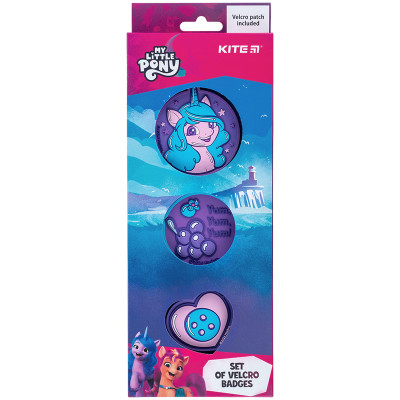 Набір нашивок "Kite" /LP24-3012/ на липучці, 3 шт., 3012 My Little Pony (66899) (1/132)