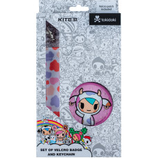 Набір нашивка та підвіска "Kite" /TK24-3010-1/ на липучці, 2 шт., 3010-1 Tokidoki (66920) (1/176)