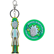 Набір нашивка та підвіска "Kite" /RM24-3010/ на липучці, 2 шт., 3010 Rick & Morty (66919) (1/176)