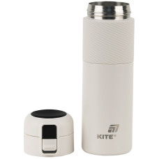 Термос "Kite" /K25-1227-1/  з термодатчиком 450 мл, бежевий