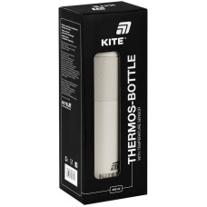 Термос "Kite" /K25-1227-1/  з термодатчиком 450 мл, бежевий