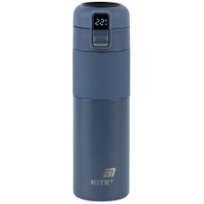 Термос "Kite" /K25-1227-2/  з термодатчиком 450 мл, синій