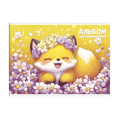 Альбом для малювання "Бріск" А4/12арк./AB-12/2025 рік ( 284-) 100г/м.кв. скоба (24/192)