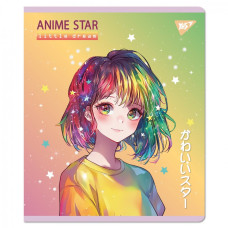Зошит уч. "YES" 12арк.# /767489/ "Anime star" Софт тач, УФ виб (10/250)
