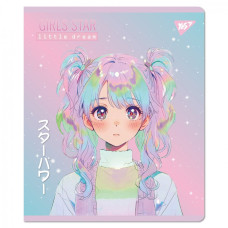 Зошит уч. "YES" 12арк.== /767504/ "Anime star" Софт тач, УФ виб (10/250)