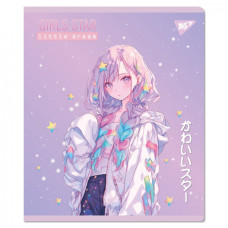 Зошит уч. "YES" 12арк.== /767504/ "Anime star" Софт тач, УФ виб (10/250)