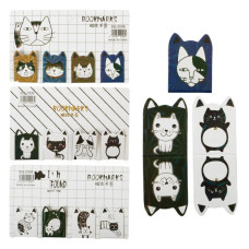 Закладка-магніт "JO" /DSCN3618-1/ "Cats" 4шт. (1/36)