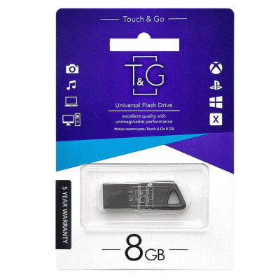 Флеш пам'ять "T&G" 8GB металева серія 114