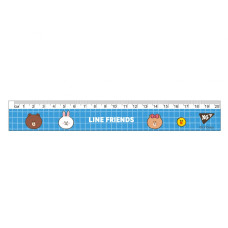 Лінійка 20см "YES" /370667/ "Line Friends"  (1/20/100)