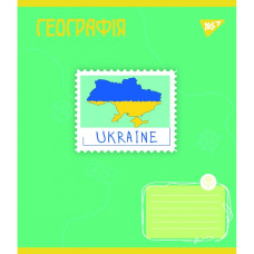 Зошит уч. "YES" 48арк. /766790/ ПРЕДМЕТКА (Ukraine forever) НАБІР 8 видів, виб.гібрід.лак, мікс (1/28)