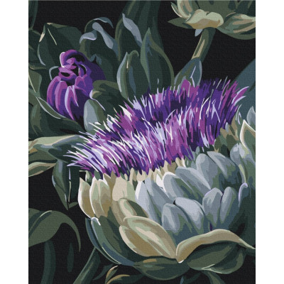 Картина за номерами "Brushme" /BS54059/ "Дивні квіти" 40*50см