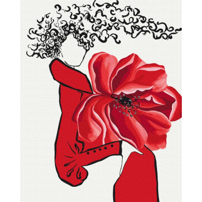 Картина за номерами "Brushme" /BS54057/ "Червона фантазія" 40*50см