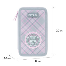 Пенал "Kite" /K26-623-1/ 2 від., без наповнення 623 College Line (1/48)