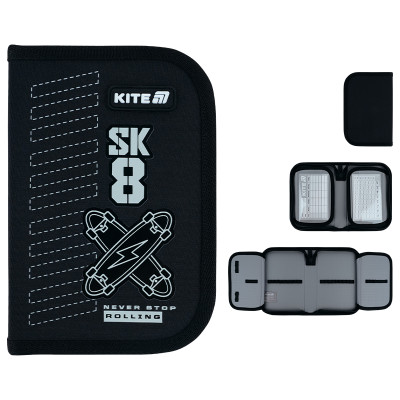 Пенал "Kite" /K26-622-4/ 1 від., 2 відв., без наповнення 622 Skate (1/48)