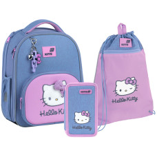 Набір "Kite" /SET_HK26-556M/  рюкзак + пенал + сумка для взуття 556 Hello Kitty (1/4)