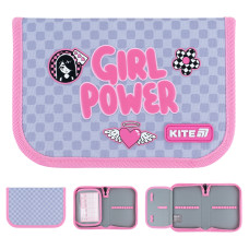 Пенал "Kite" /K26-621-5/ 1 від., 1 відв., без наповнення 621 Girl's Power (1/48)