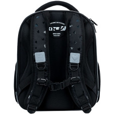 Рюкзак каркасний "Kite" /K26-556M-2/ Education 556 Black&Silver (1/4)