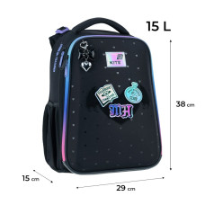 Рюкзак каркасний "Kite" /MH26-531M/ Education 531 Monster High (1/4)