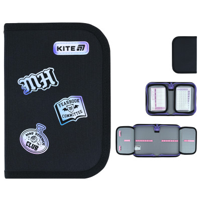 Пенал "Kite" /MH26-622/ 1 від., 2 відв., без наповнення 622 Monster High (1/48)