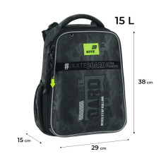 Рюкзак каркасний "Kite" /K26-531M-2/ Education 531 SK8 Board (1/4)
