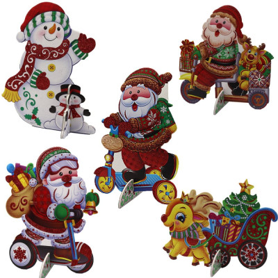 Новорічні прикраси "JO" /KT2109/ "Christmas" 29*23см (1/10)
