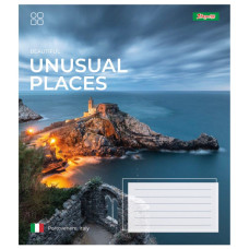 Зошит уч. "1В" 60арк.# /767398/ "Unusual places" (10/160)