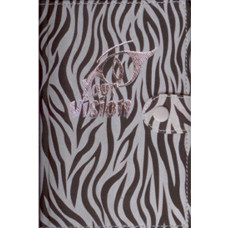 Блокнот А6/120 "SKILL" /ЗВ-97/ на кнопці тв.обл. Zebra чорно-білий   (1/24)