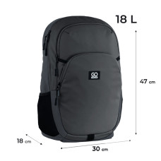 Рюкзак "GoPack" /GO25-185L-1/ Education Teens 185 темно-сірий (1/10)
