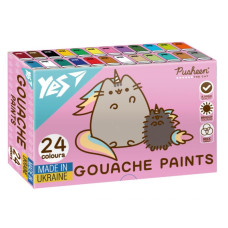 Гуаш "YES" 24 кол. 20 мл /230404/ "Pusheen" (1/6)