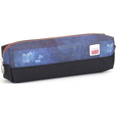 Пенал "Bourgeois" /KJ3223/ Dark blue 21*4.5*6см