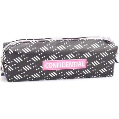 Пенал "Bourgeois" /KJ3418/ Black 21*4.5*6см