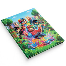 Щоденник шкільний "Soft Touch" тв.обкл. /1В3548/ виб.УФ лак, тиснення "Roblox" (1/20)