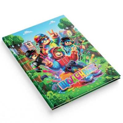 Щоденник шкільний "Soft Touch" тв.обкл. /1В3548/ виб.УФ лак, тиснення "Roblox" (1/20)