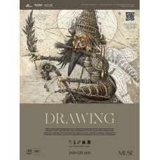 Скетчбук 240x320/30арк. "MUSE" /PB-GB-030-083/ склейка, 150г/м2, (4)