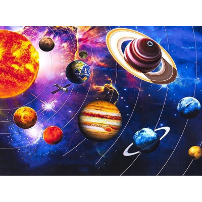Алмазна мозаїка "Go to art" /177043/ "Космічний простір" 40*50см на підрамнику