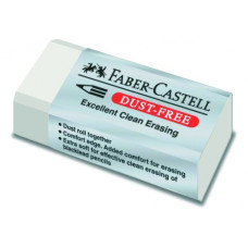 Гумка "Faber-Castell" /187130/ "DUST-FREE" БІЛА, ВІНІЛ (30)