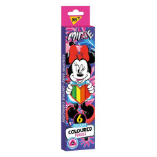 Олівці кольорові "Yes"  6 кол. /290650/ "Minnie Mouse" (1/24/480)