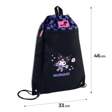 Набір "Kite" /SET_HK26-700M/  рюкзак + пенал + сумка для взуття 700 Kuromi (1/6)