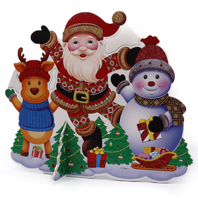 Новорічні прикраси "JO" /KT2209-1/ "Christmas" 36*29см (1/12)