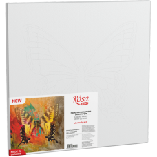 Картина на картоні з контуром "ROSA START" 30*30 „Butterfly 3“ БЕЗ ФАРБ /GPA284324/540/ 