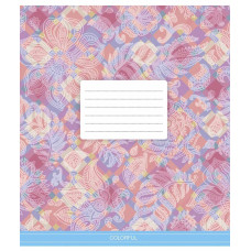 Зошит уч. "Школярик" 18арк.== /3386L/ "Сolor mania" ВД-лак (дівчинка) (25/250)