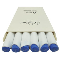 Скетч Маркер двосторонній "Raffine" /7800-6CB/ (B027)  Cobalt Blue  (6)