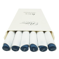 Скетч Маркер двосторонній "Raffine" /7800-6CB/ (BG09)   Blue grey 9  (6)